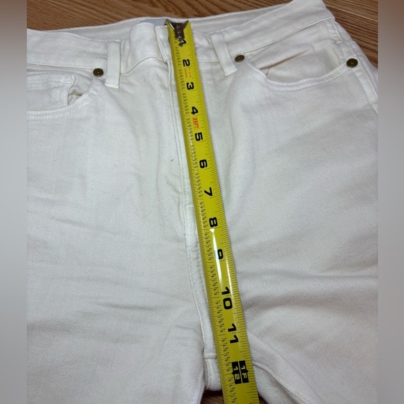 Khaite Benny Cream Crop Flare Jeans - Picture 7 of 7